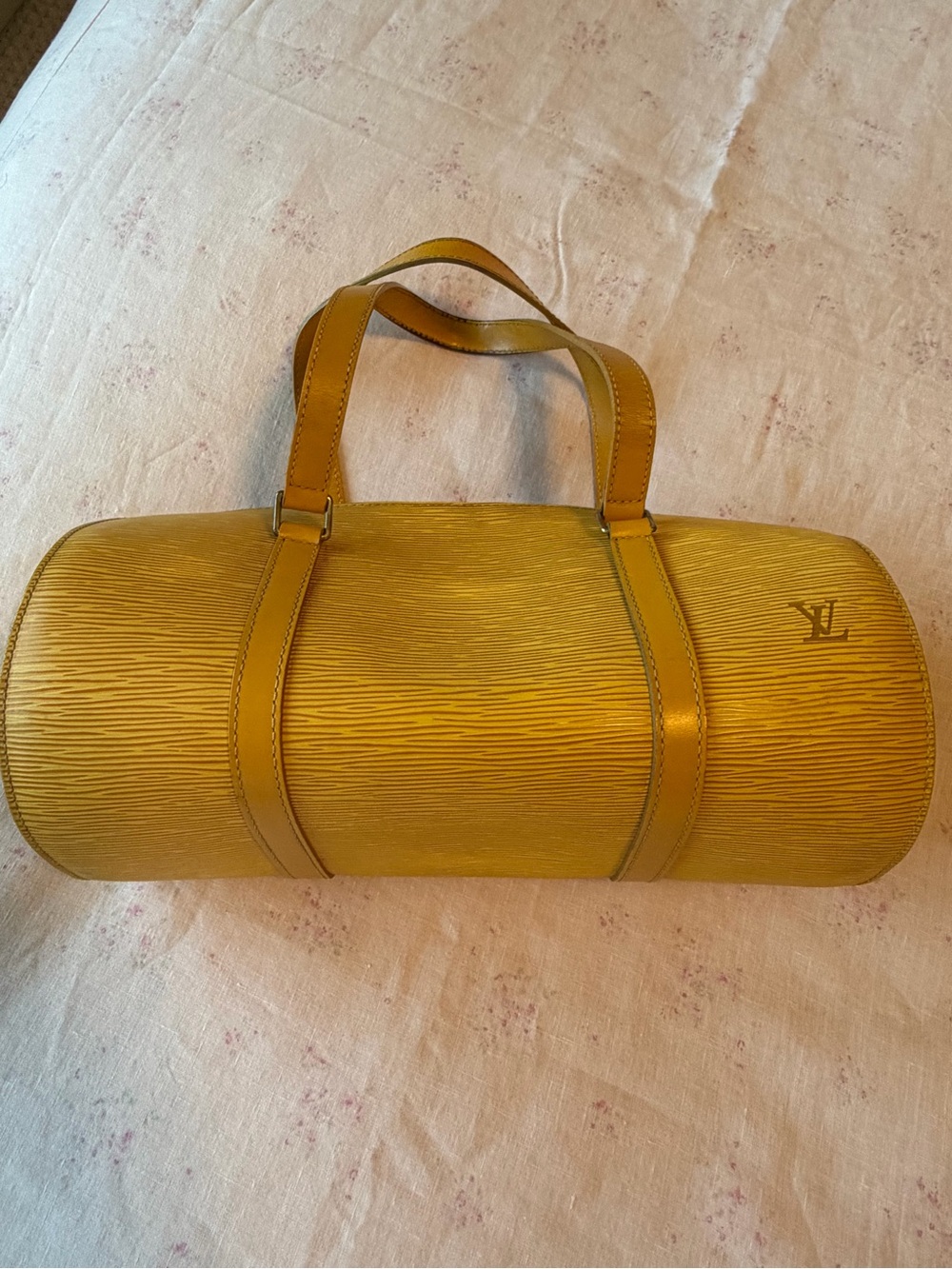Louis Vuitton Tassil Yellow Epi Leather Soufflot Bag - Picture 15 of 15